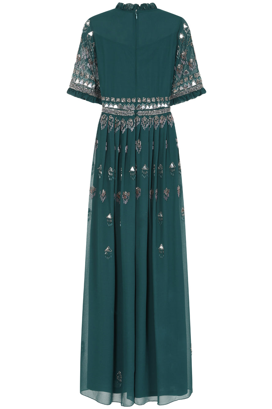 Jenelle Green Embellished Maxi Dress
