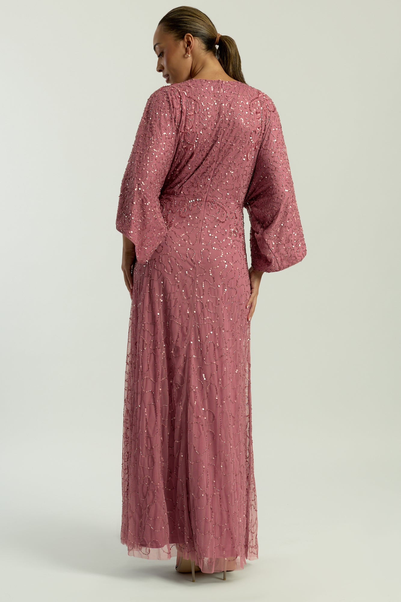 Judith rose embellished maxi dress