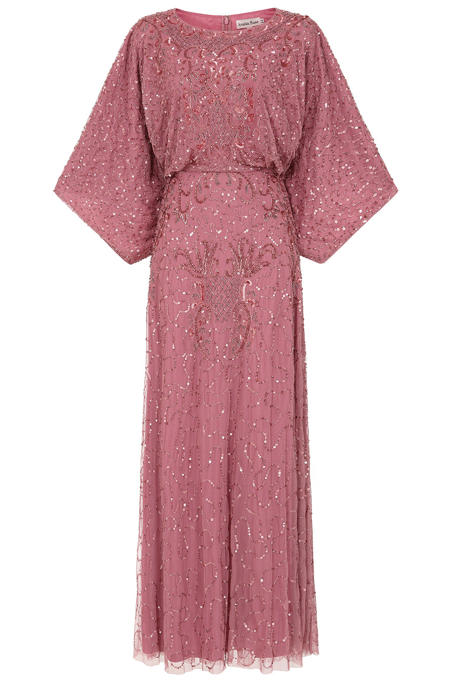 Judith rose embellished maxi dress
