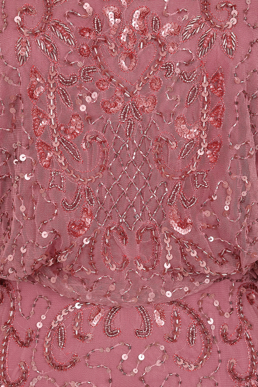 Judith rose embellished maxi dress