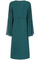 Katherine Green Embellished Midi Dress