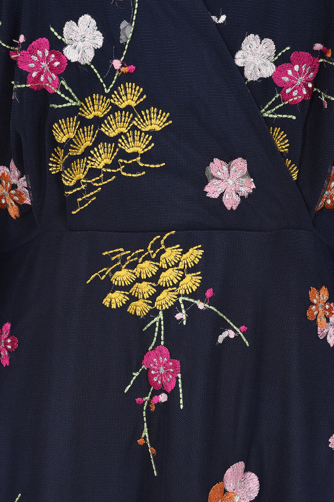 Lana Floral Embroidered Maxi Dress – Frock and Frill