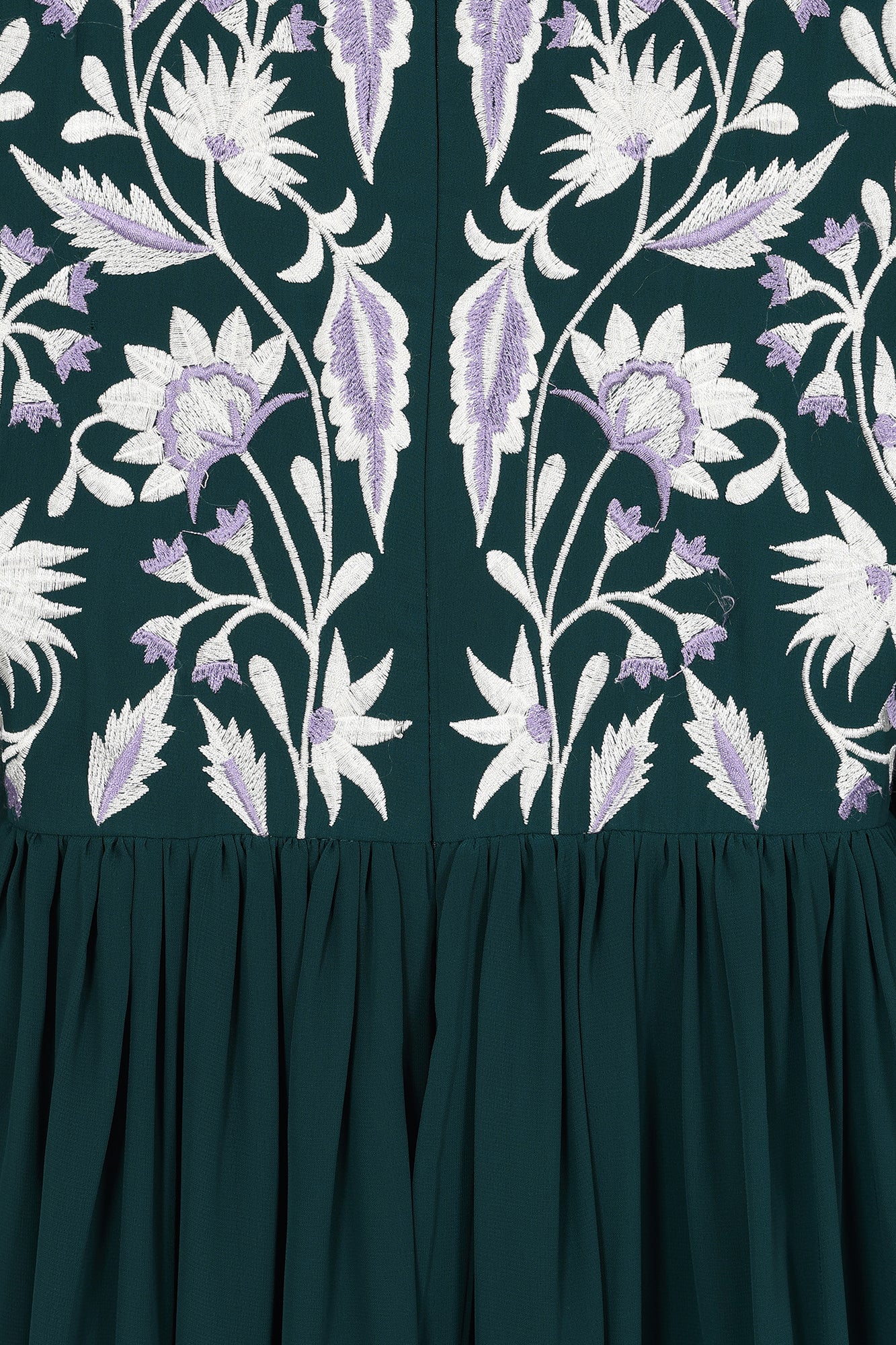 Laurel Teal Floral Embroidered Maxi Dress Frock and Frill Laurel Teal Floral Embroidered Maxi Dress Frock and Frill
