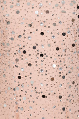 Leah Blush Sequin Midi Dress