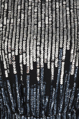 Lena Black Sequin Midi Dress