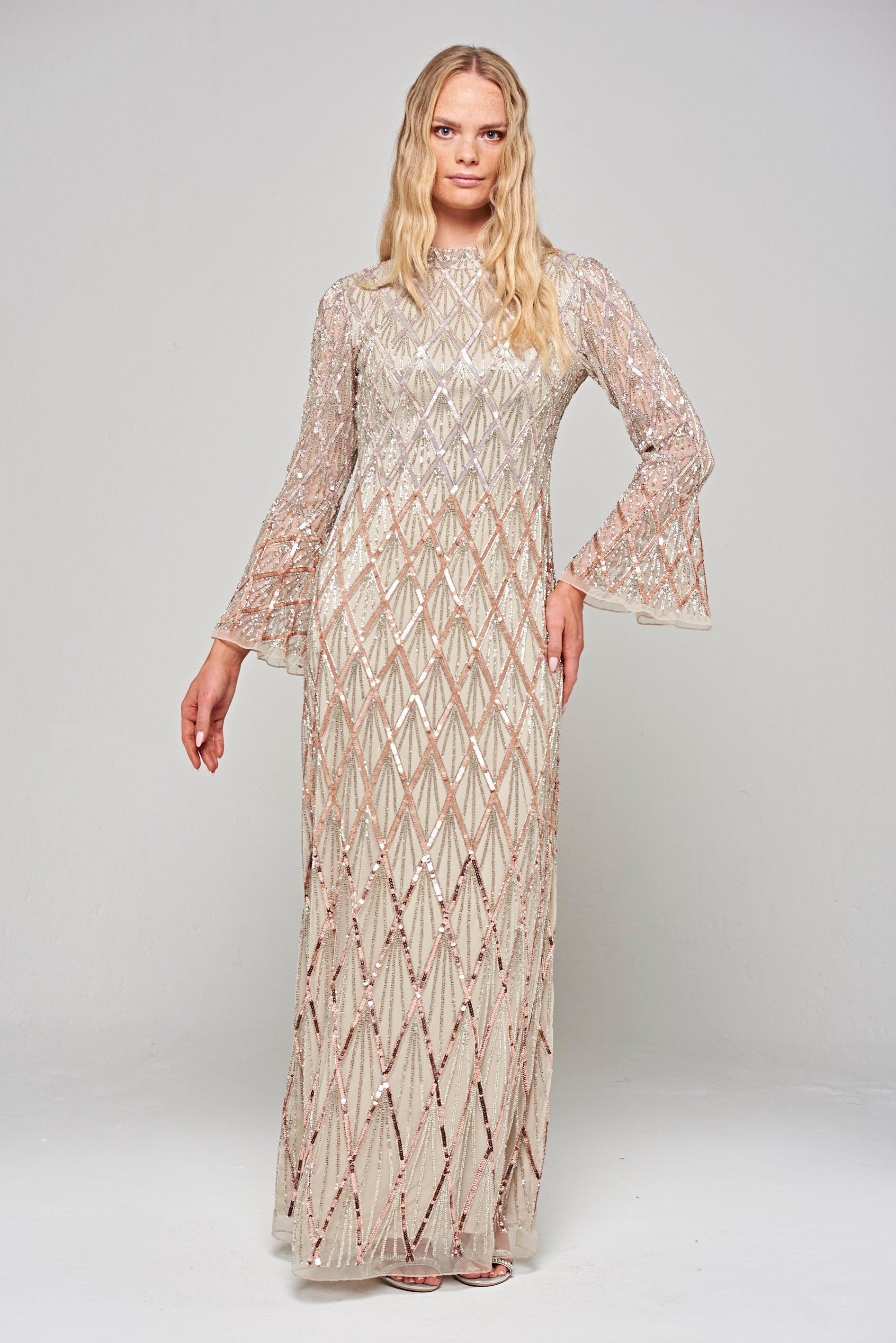 Lillian Ombre Embellished Maxi Dress Frock and Frill Lillian Ombre Embellished Maxi Dress Frock and Frill