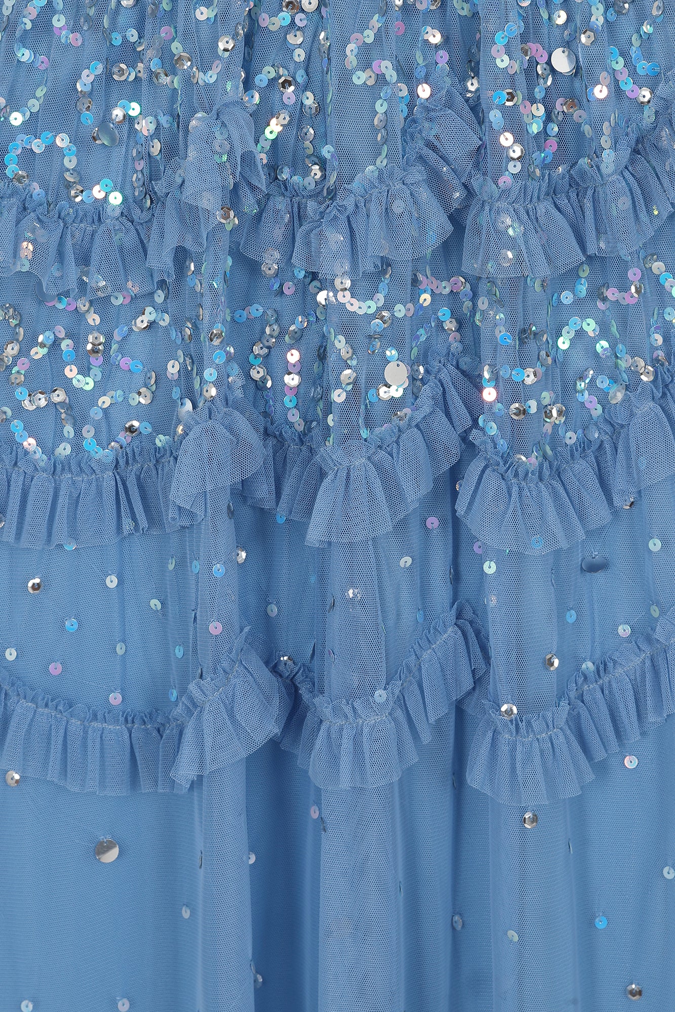Lydia Powder Blue Sequin Maxi Dress Frock and Frill Lydia Powder Blue Sequin Maxi Dress Frock and Frill
