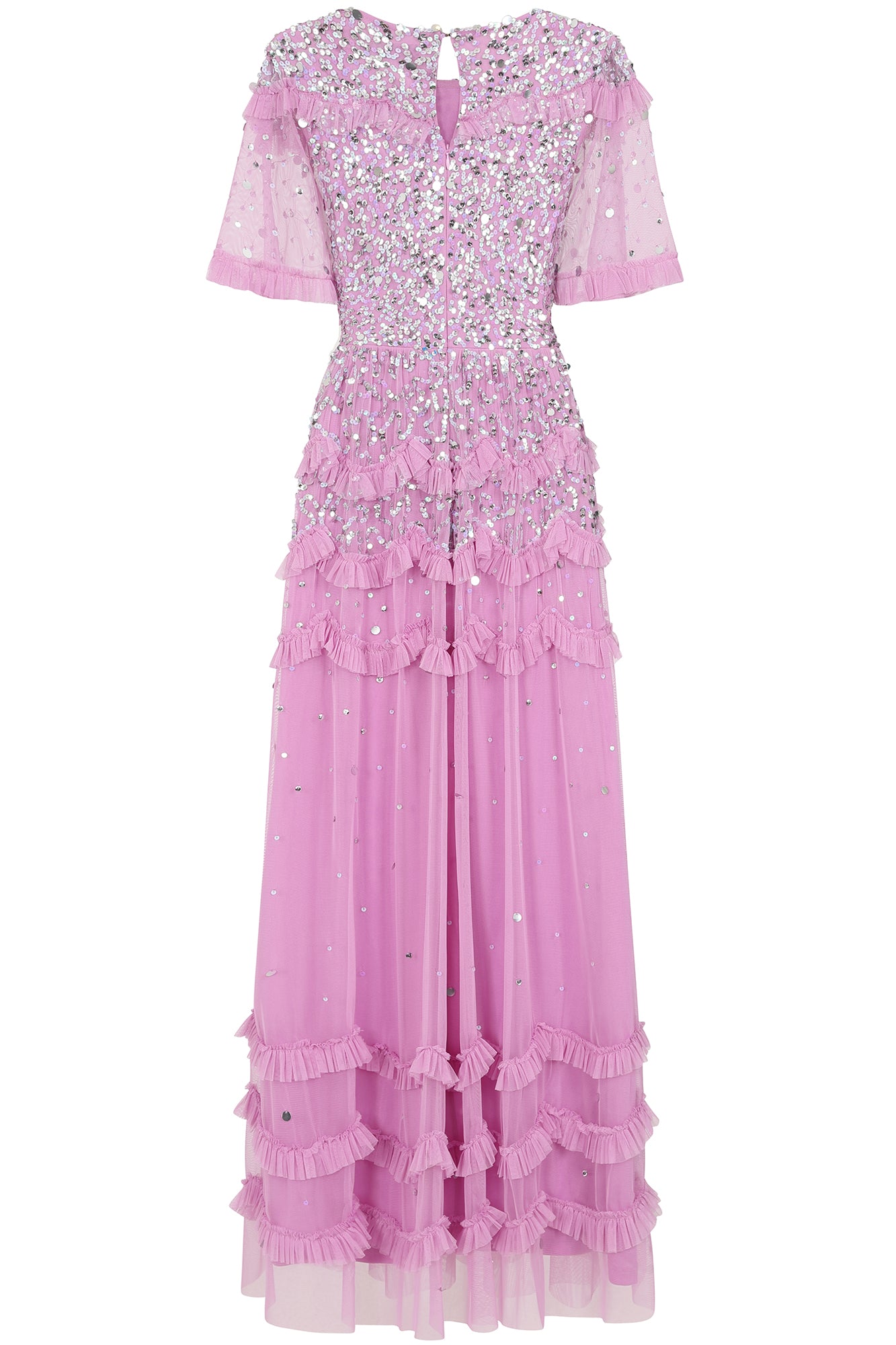 Lydia Sequin Maxi Dress - Pink