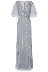 Lynda Grey Embellished Maxi Dress