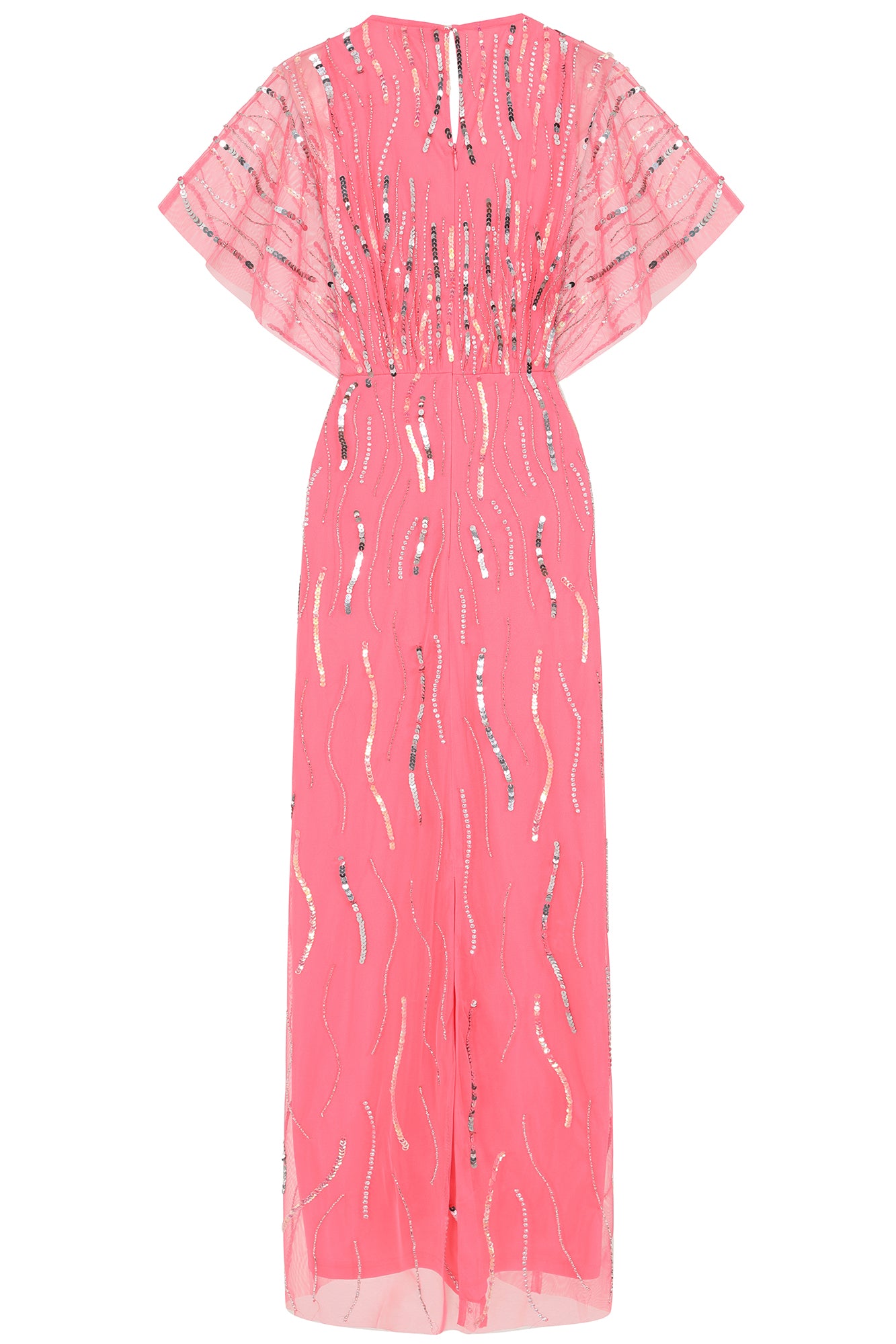 Mabel Embellished Maxi Dress - Strawberry Pink