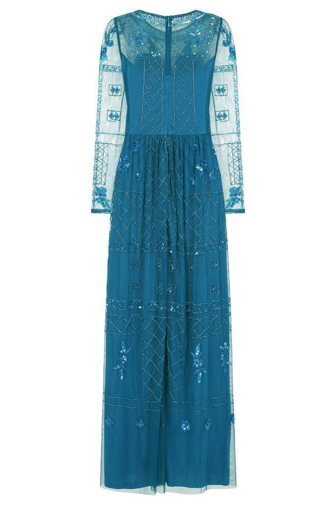 Maya placement embellished maxi dress on sale