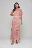 Narelle Rose Crochet Lace Midaxi Dress