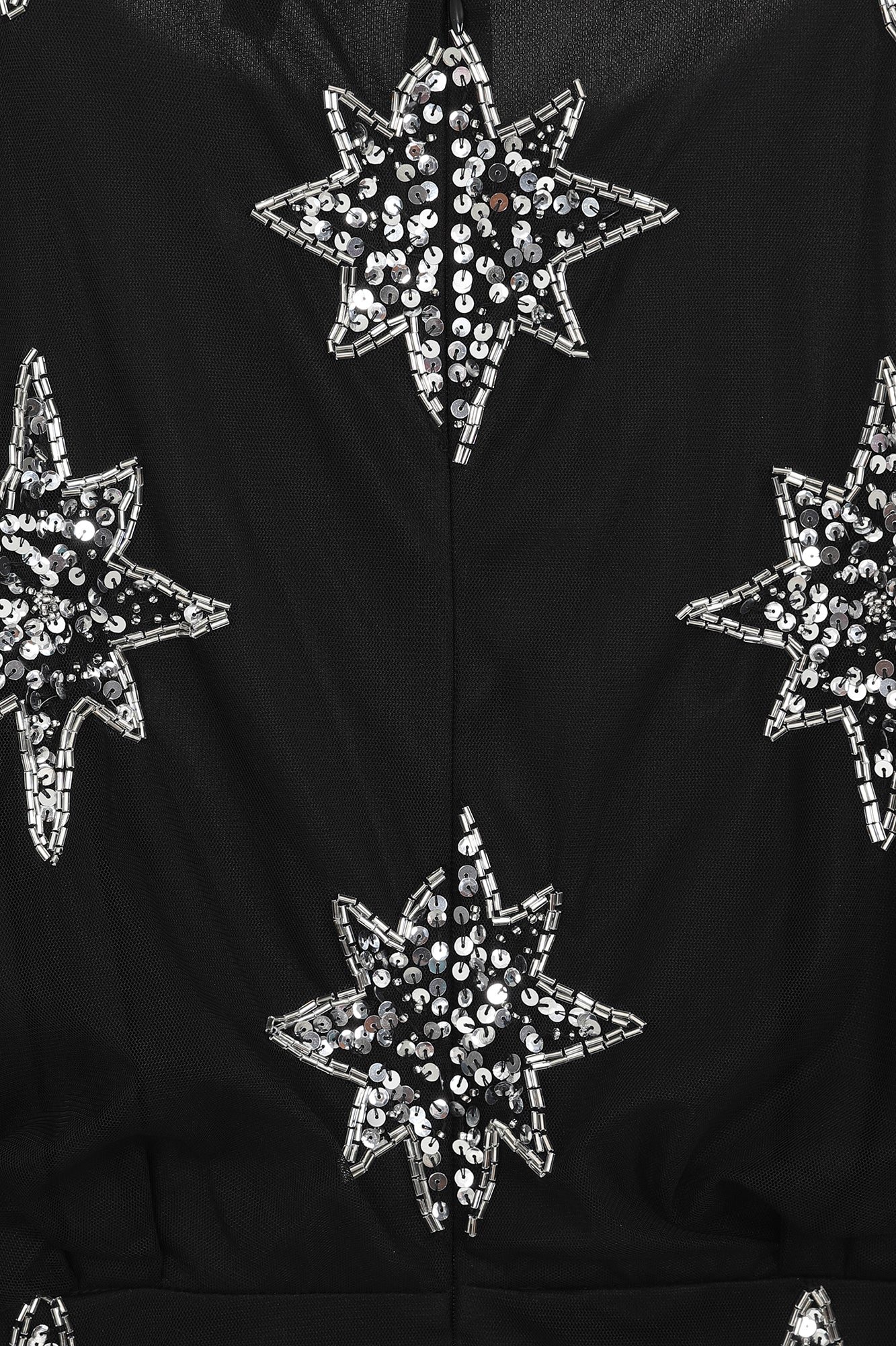 Nixie Black Star Embellished Midi Dress – Frock and Frill