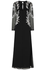Nyx Black Embellished Maxi Dress