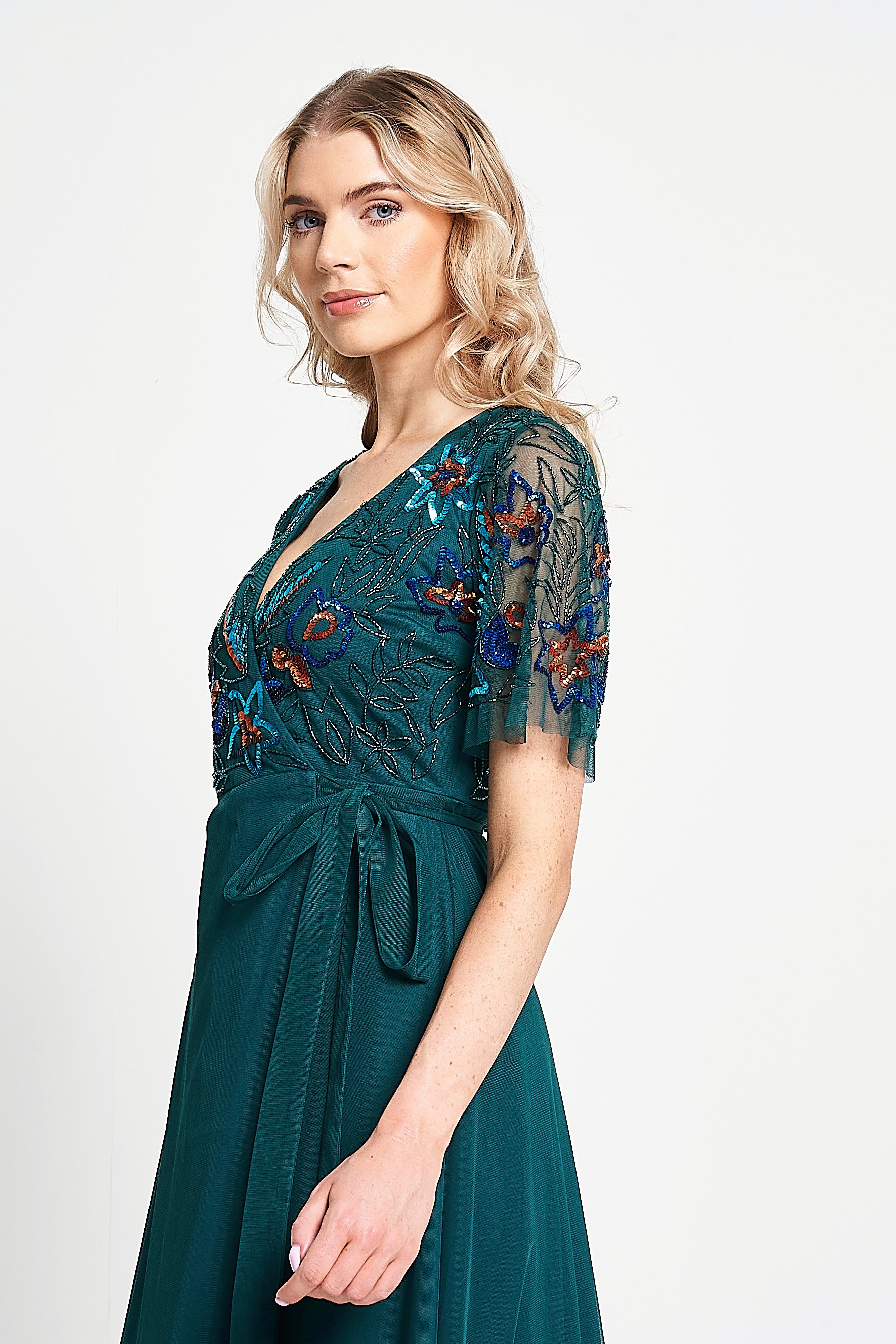 Paula Green Embellished Midi Dress Frock and Frill Paula Green Embellished Midi Dress Frock and Frill
