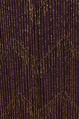 Rhoda Purple Maxi Dress With Beaded Fringing