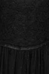 Sinead Black Lace Maxi Dress