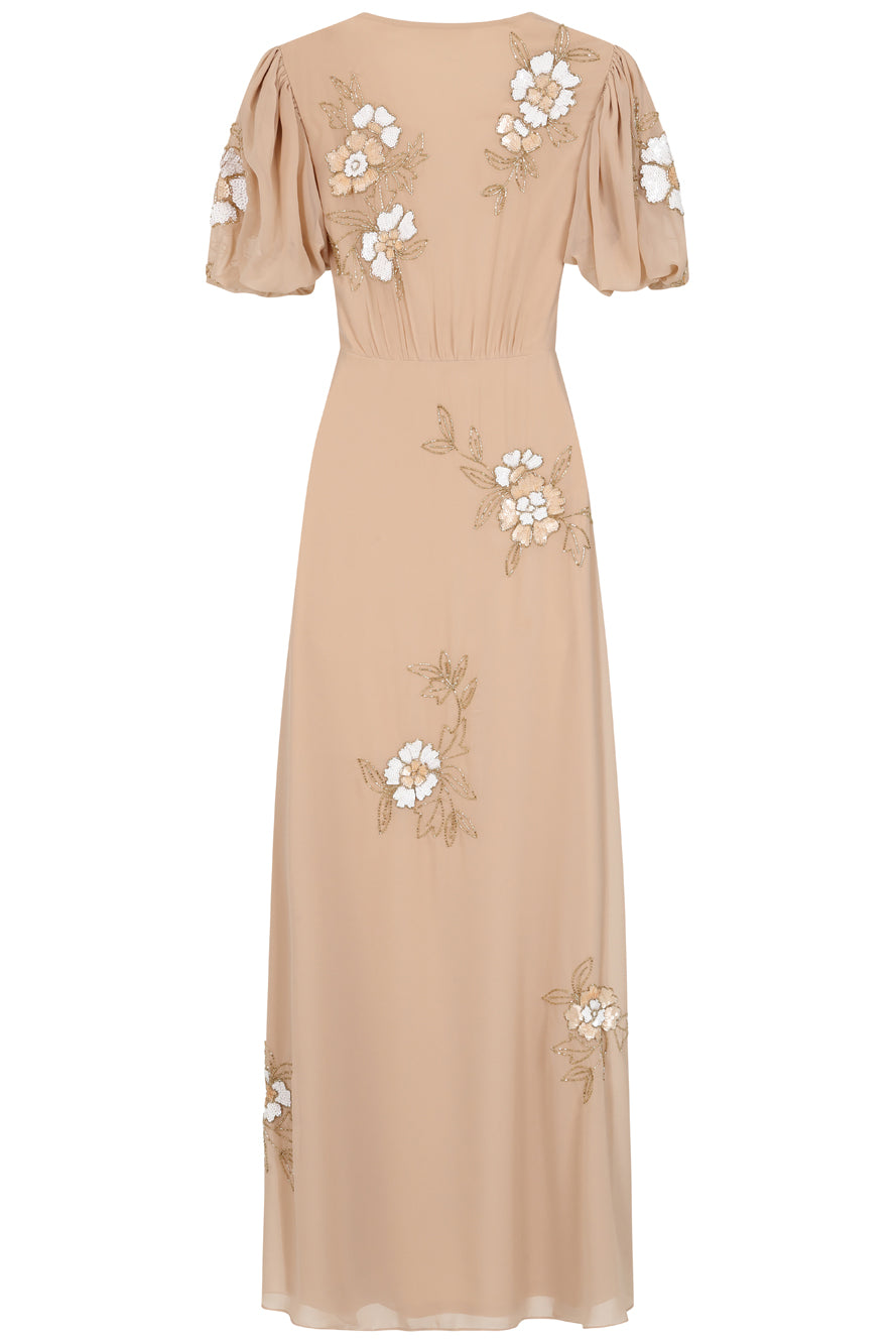 warm maxi dresses Mixed Warm Prints Maxi Dress Blythe