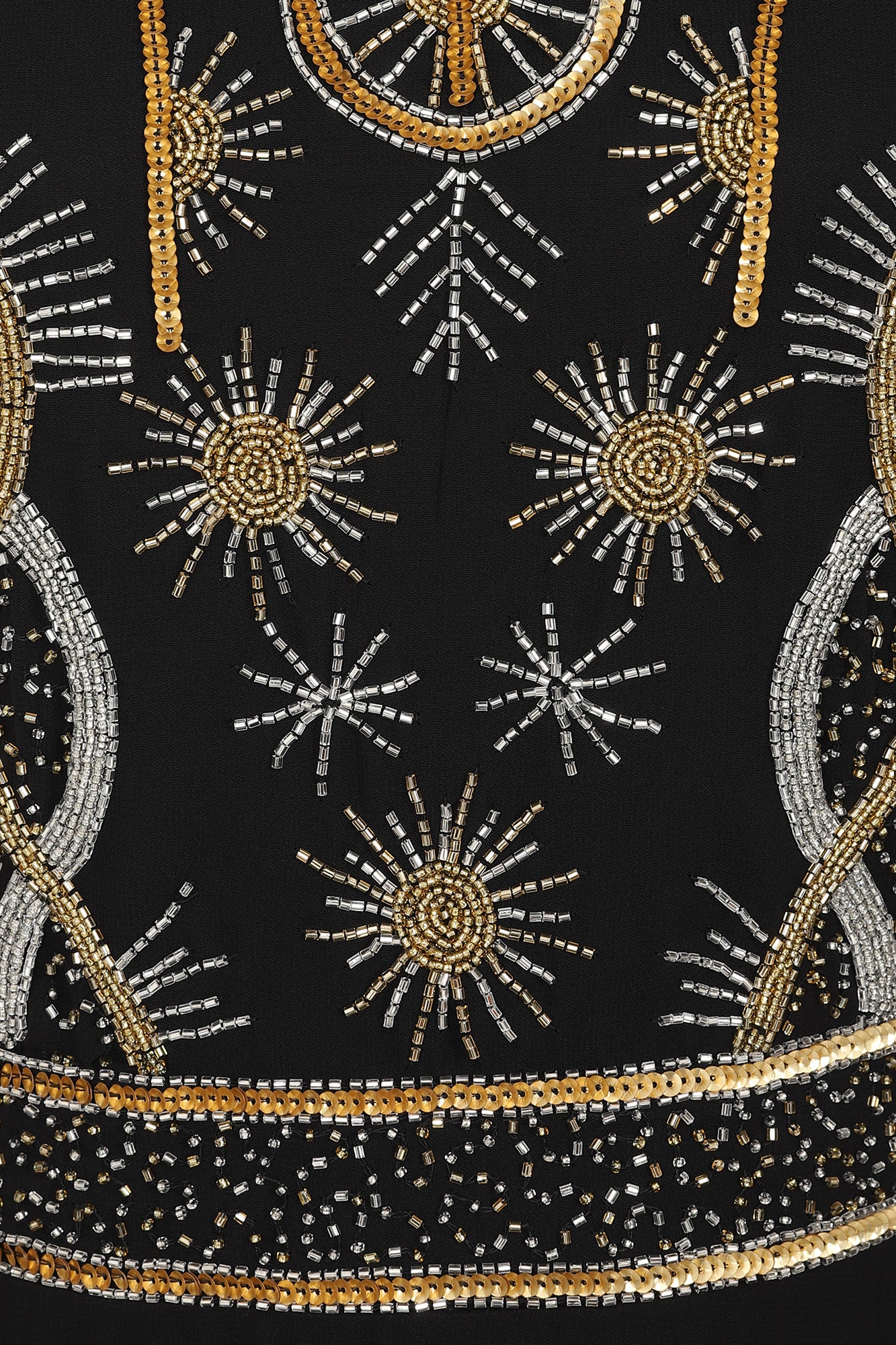 Susanna Black Embellished Mini Dress – Frock and Frill