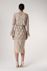 Tabitha Embellished Midi Dress