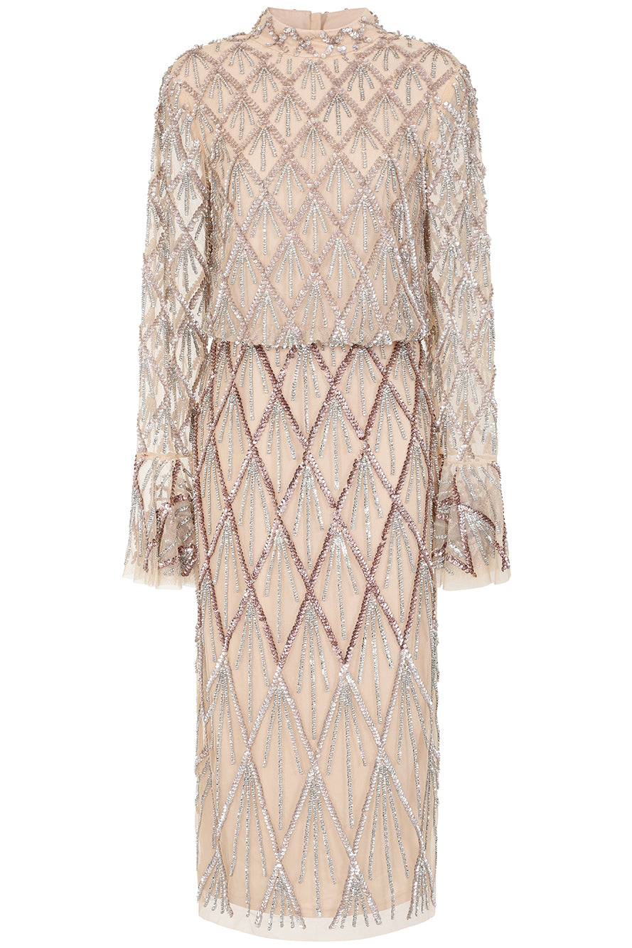 Tabitha Embellished Midi Dress