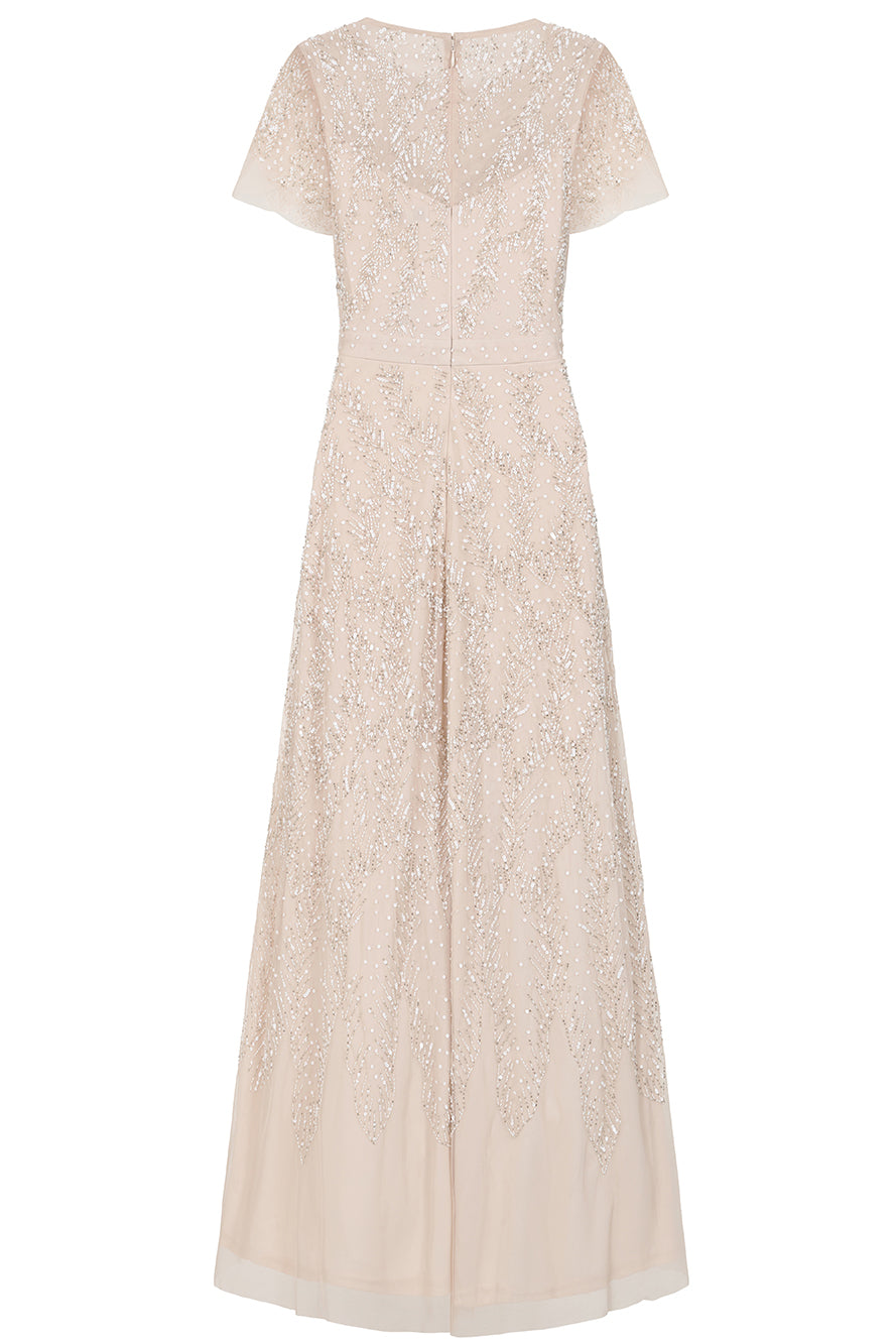 Thirza Sheer Bliss Embellished Maxi Dress