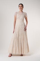 Thirza Sheer Bliss Embellished Maxi Dress