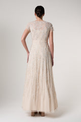 Thirza Sheer Bliss Embellished Maxi Dress