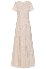 Thirza Sheer Bliss Embellished Maxi Dress