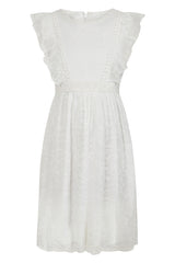 Annie Lace Dress with Frill Detail