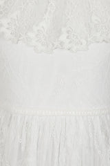 Amabella Lace Dress with Frill Collar