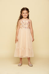 Nola Sequin Bodice Dress with Tiered Skirt