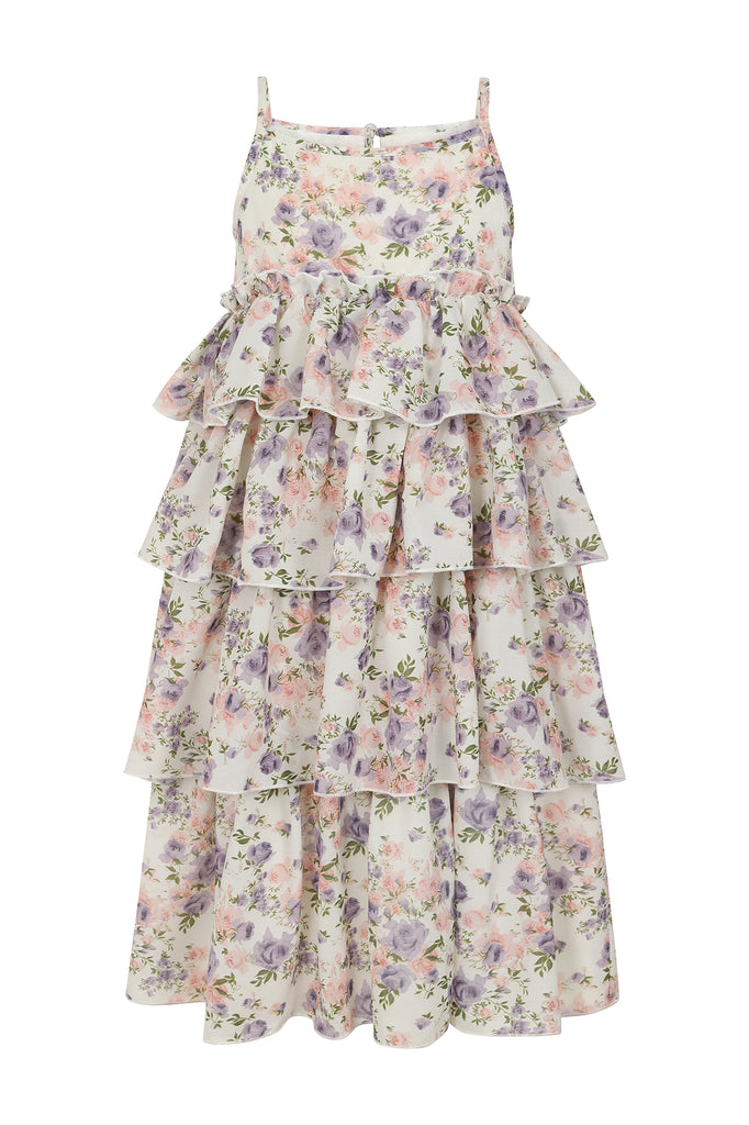 Carabelle Floral Print Tiered Dress