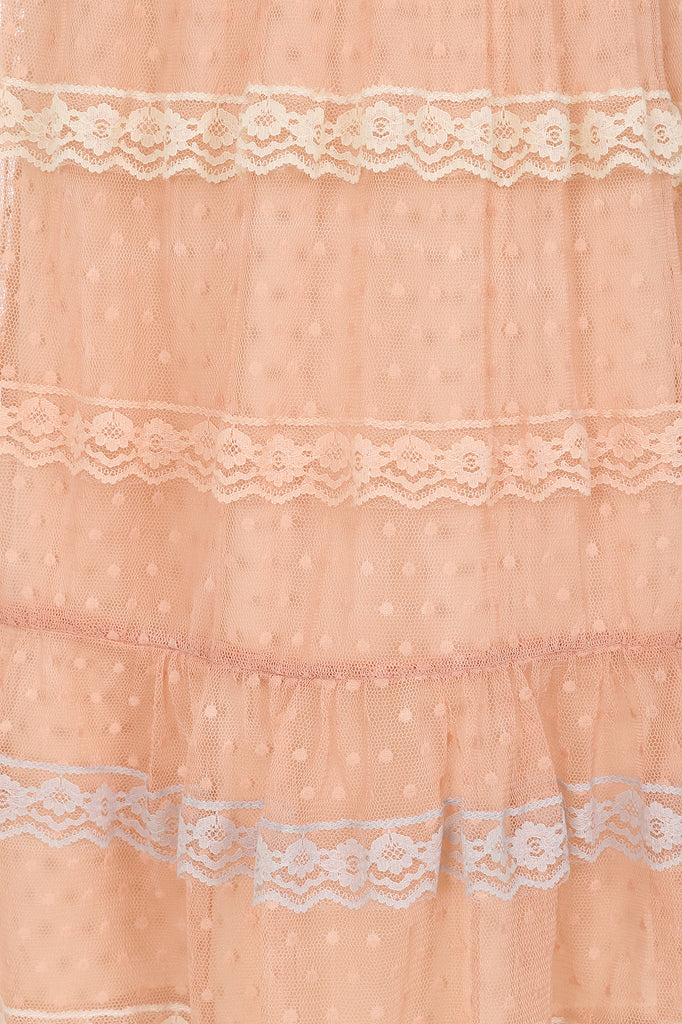 Corabelle Ruffled Lace Dress