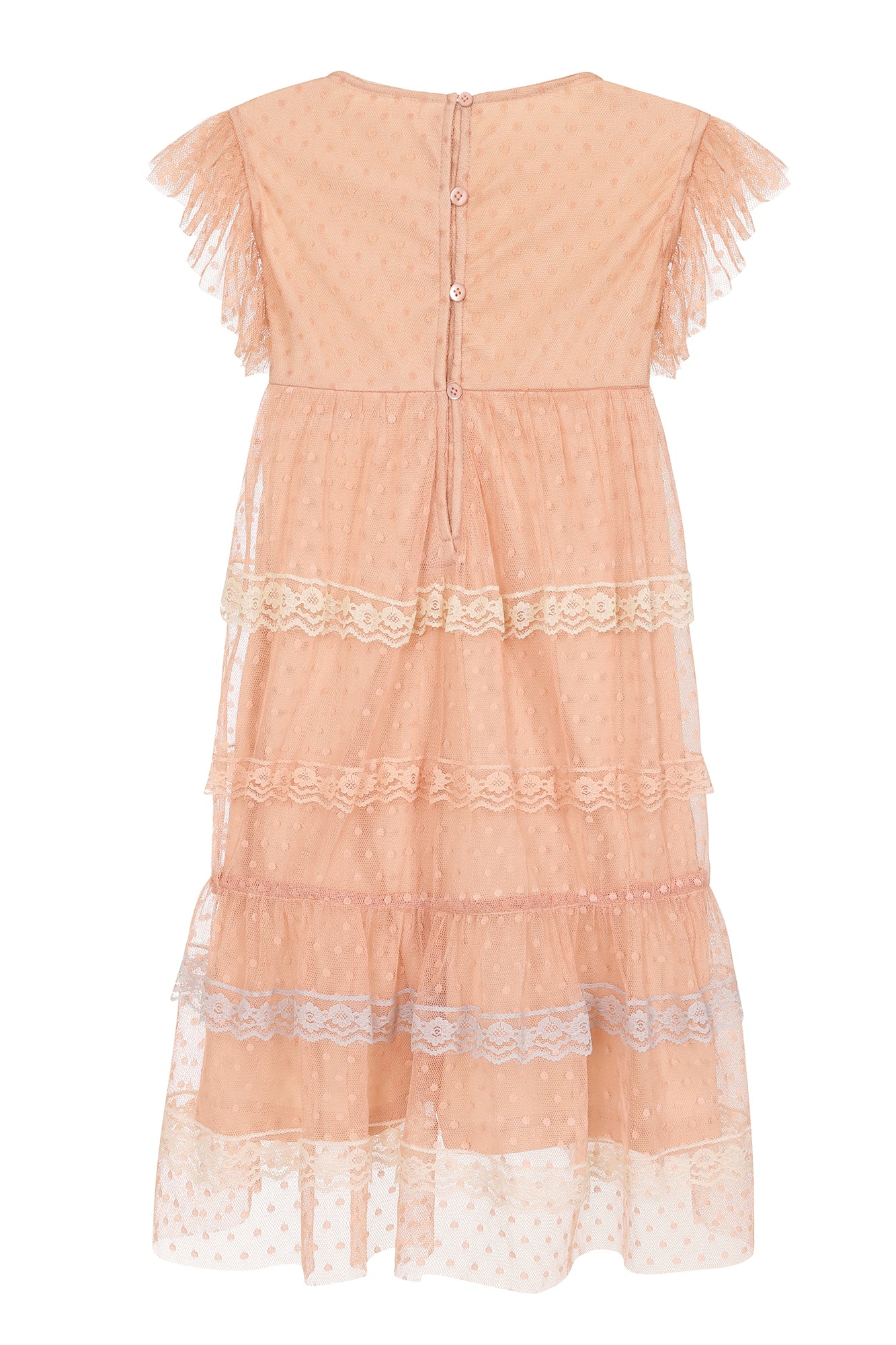 Corabelle Ruffled Lace Dress Frock and Frill Corabelle Ruffled Lace Dress Frock and Frill