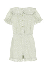 Maddie Playsuit with Frill Collar