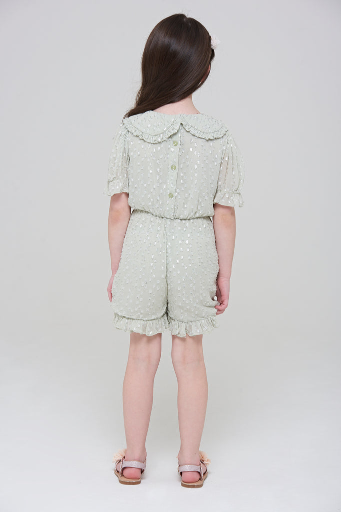 Maddie Playsuit with Frill Collar