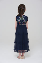 Aubrey Floral Embroidered Dress