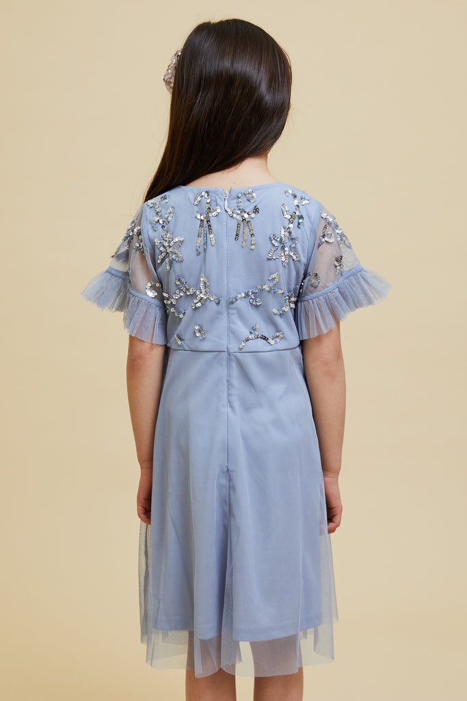 Molly Blue Sequin Dress