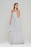 Asteria Tiered Sequin Maxi Dress