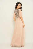 Azha Embellished Bodice Maxi Dress