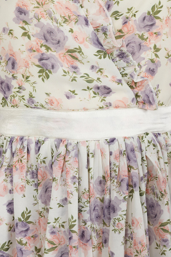 Beatrice Floral Print Wrap Front Dress [FINAL SALE/CLEARANCE]*