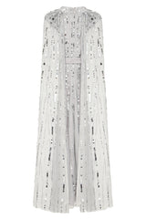 Calytrix Embellished Maxi Dress in Grey