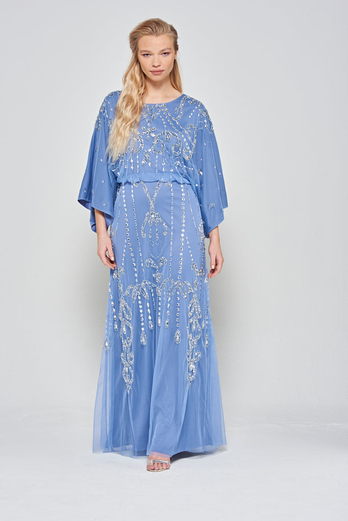 Christine Maxi Dress - Blue