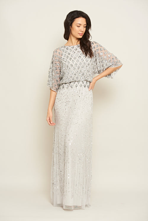 Cosmic Embellished Maxi Dress Frock and Frill