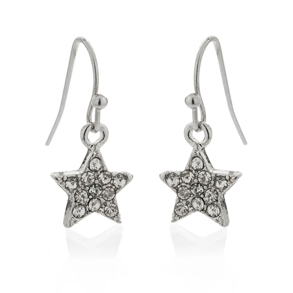 Diamante Star Earrings - Lovett and Co