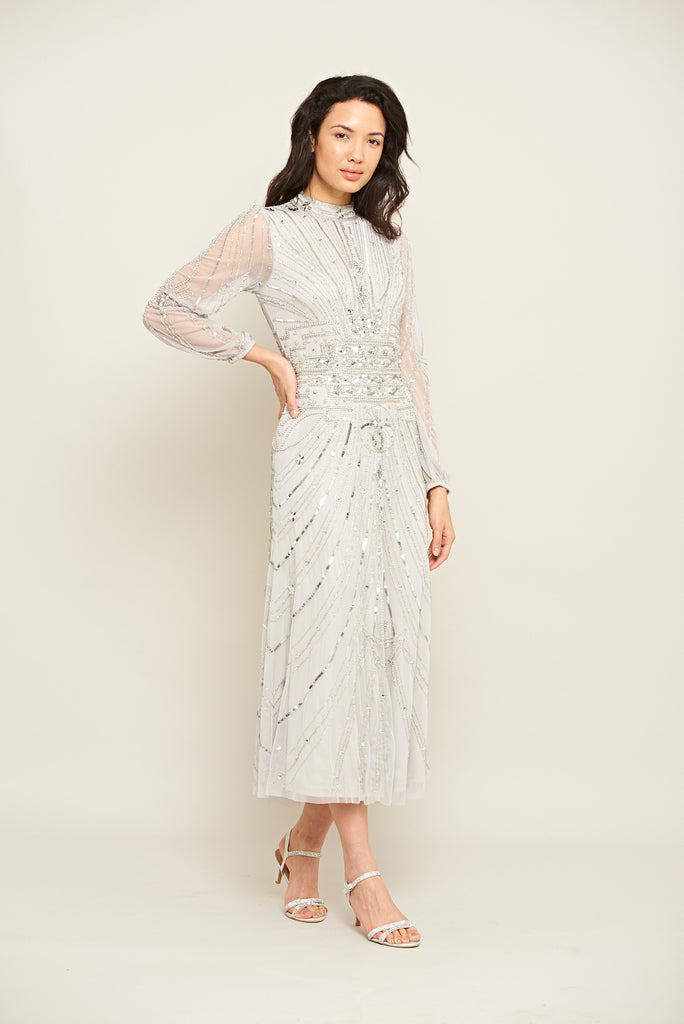 Electra Embellished Midaxi Dress