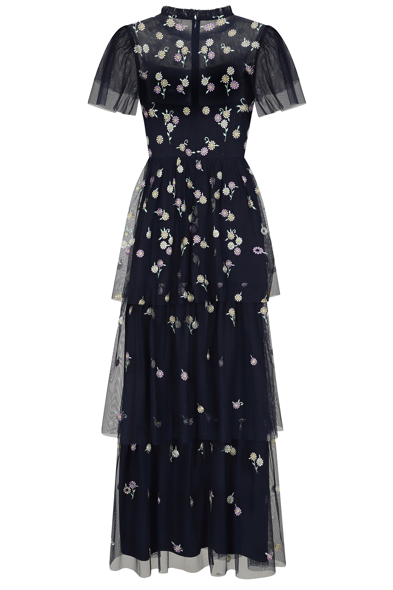 Jemima Floral Maxi Dress in Navy