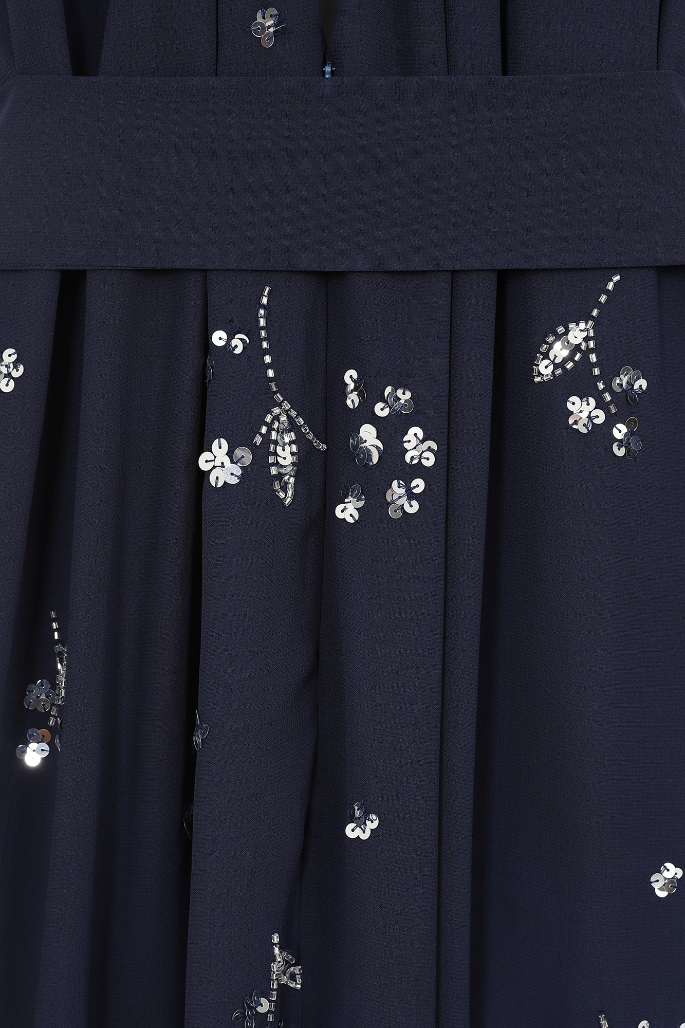 Lucille Navy Embellished Maxi Dress