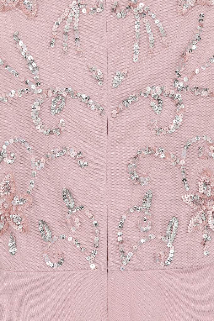 Marina Pink Embellished Dress